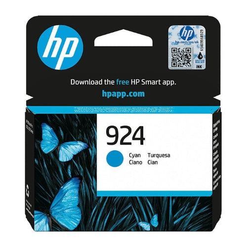 HP 924 Cyan Genuine Ink Cartridge (4K0U3NA)