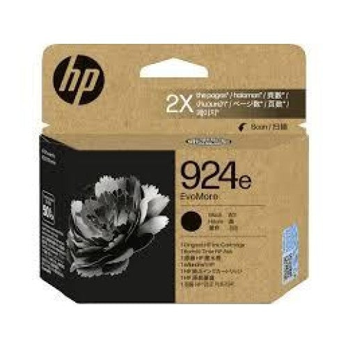 HP 924e Black Genuine Ink Cartridge (4K0V0NA)