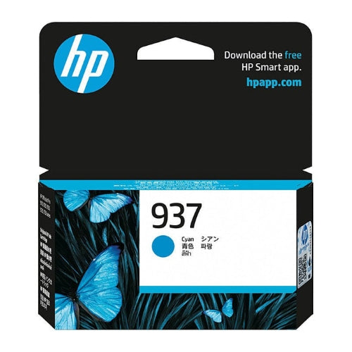 HP 937 Cyan Genuine Ink Cartridge (4S6W2NA)