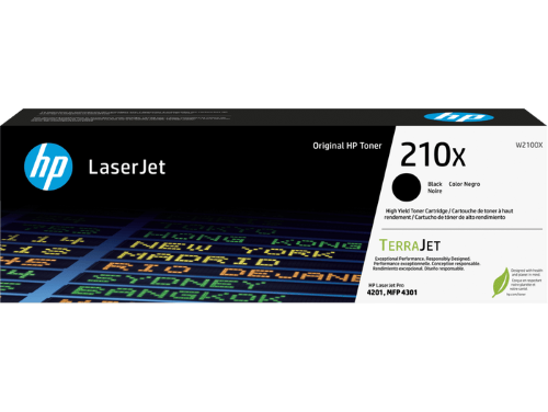 HP 210X Genuine Black Toner W2100X