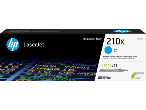 HP 210X Genuine Cyan Toner W2101X