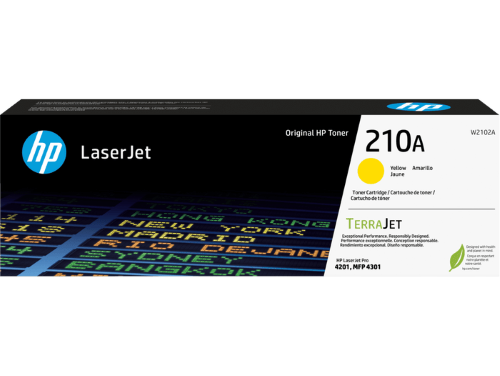 HP 210A Genuine Yellow Toner W2102A