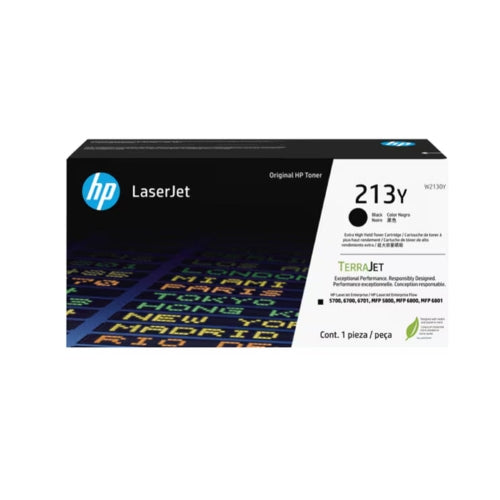 HP 213Y High Yield Black Genuine Toner (W2130Y)