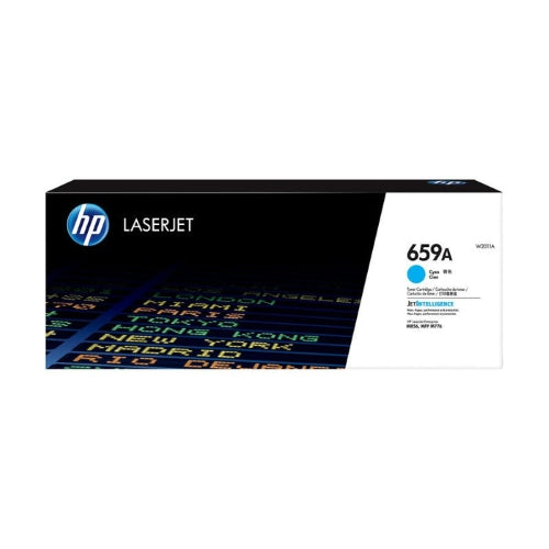 HP 659A Cyan LaserJet Toner Cartridge W2011A