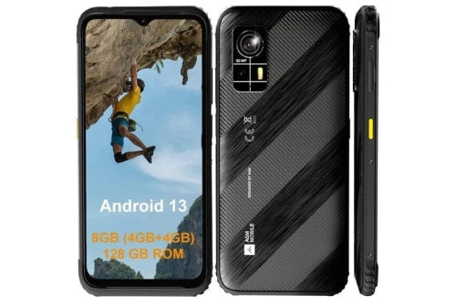 AGM H6 LITE Rugged Smartphone, 6.5", 128GB Storage, 4GB Memory