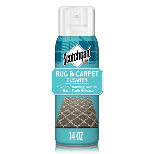 Scotchgard Fabric & Carpet Cleaner 4107-14 restores and protects fabrics with deep foaming action for tough stains.