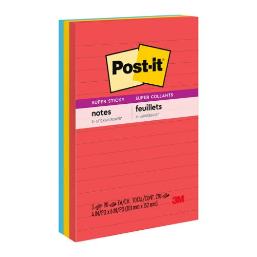 3M Post-It Note 660-3SSAN Super Sticky Marrakesh 101X152mm Pkt/3