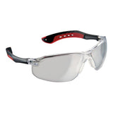 3M Flat Temple Eyewear features scratch-resistant clear lenses and a comfortable fit, ideal for safety and protection.