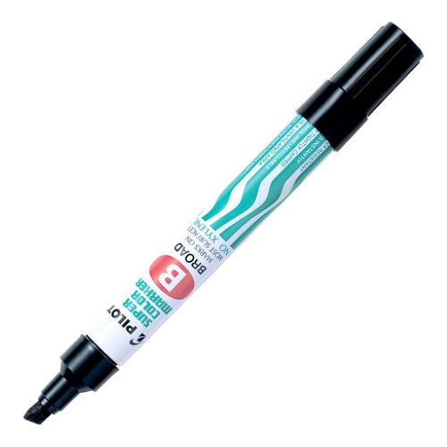 Pilot Marker Chisel Tip Broad Super Colour Black (SCA-B-B)