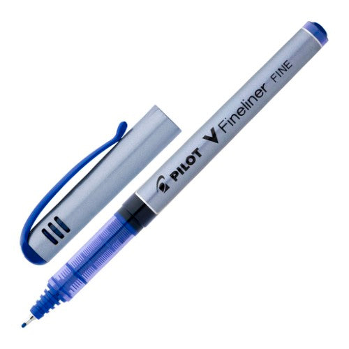 Pilot V-Fineliner Blue 0.5mm  - (Set of 12 )