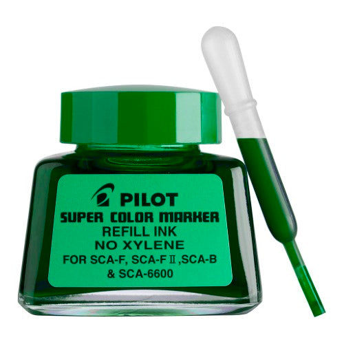 Pilot Super Colour Permanent Marker Green 30ml Refill (SCA-RF-G)