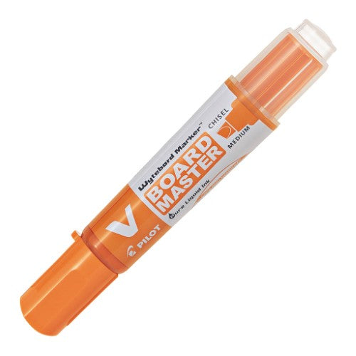 Pilot Marker V Board Chisel Medium Tip Orange - (Set of 10)