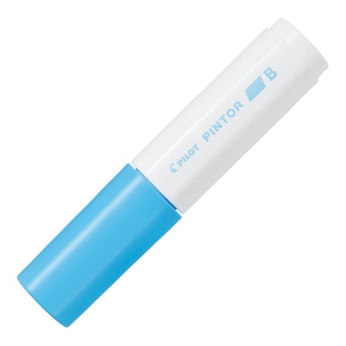 Pilot Pintor Broad Chisel Pastel Blue Marker- (Set of 6)