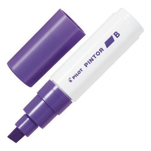 Pilot Pintor Broad Chisel Violet Marker- (Set of 6)