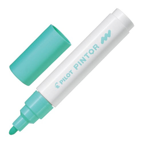 Pilot Pintor Medium Pastel Green Marker- (Set of 6)