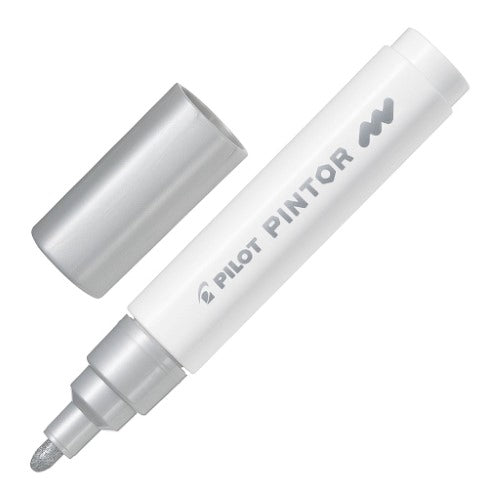 Pilot Pintor Medium Silver Marker- (Set of 6)