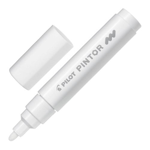 Pilot Pintor Medium White Marker- (Set of 6)