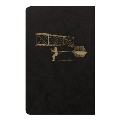 Flying Spirit Sewn Notebook 11x17 Asstd Black