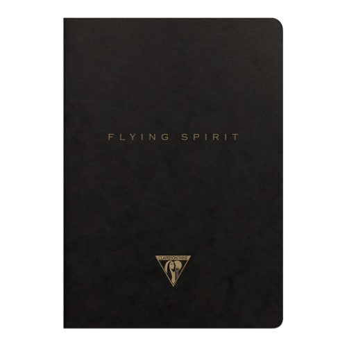 Flying Spirit Sewn Notebook A5 Asstd Black