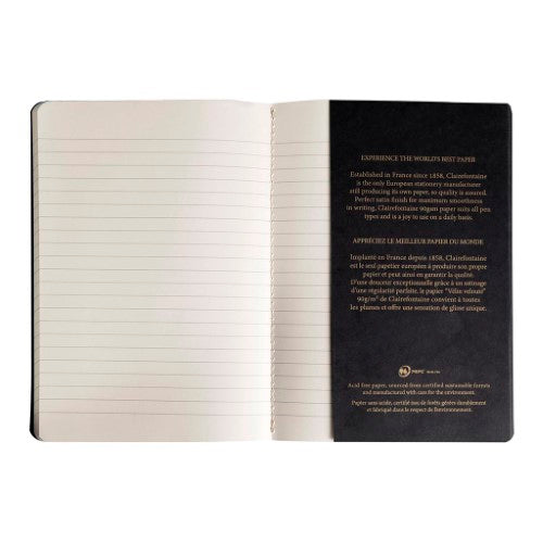 Flying Spirit Sewn Notebook A5 Asstd Black