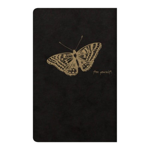 Flying Spirit Sewn Notebook 7.5x12 Asstd Black