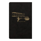 Flying Spirit Sewn Notebook 7.5x12 Asstd Black