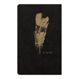 Flying Spirit Sewn Notebook 7.5x12 Asstd Black