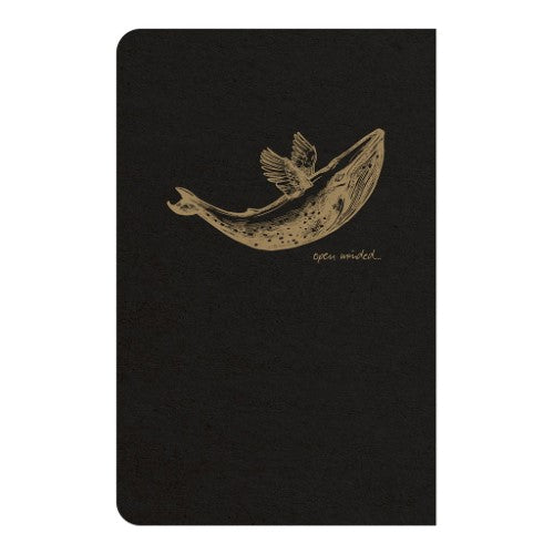 Flying Spirit Sewn Notebook 9x14 Asstd Black