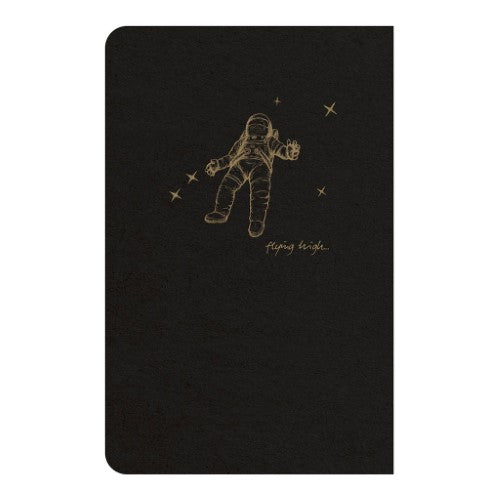 Flying Spirit Sewn Notebook 9x14 Asstd Black