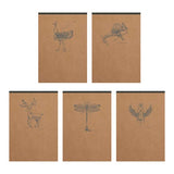 Flying Spirit Clothbound Notepad A6 Asstd Kraft