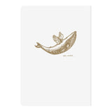 Flying Spirit Sewn Notebook A5 Asstd White