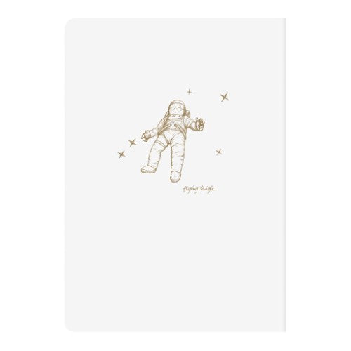 Flying Spirit Sewn Notebook A5 Asstd White