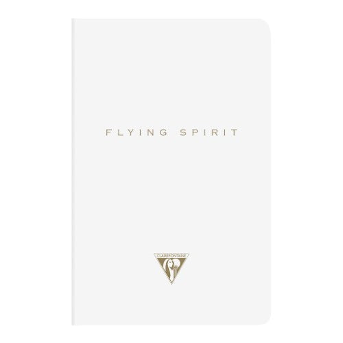 Flying Spirit Sewn Notebook 9x14 Asstd White