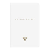 Flying Spirit Sewn Notebook 9x14 Asstd White