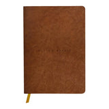 Flying Spirit Clothbound Journal A5 Lined Cognac