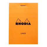 Rhodia Bloc Pad No. 11 A7 Lined Orange