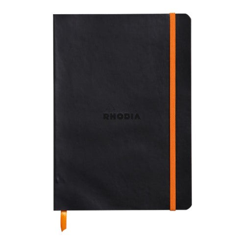 Rhodiarama Softcover Notebook A5 Lined Black