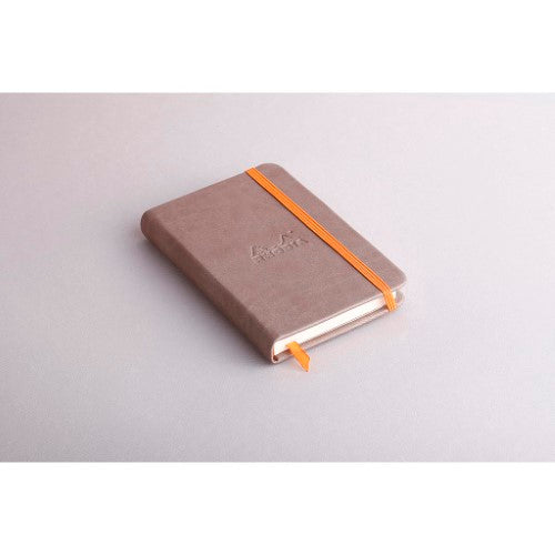 Rhodiarama Hardcover Notebook Pocket Lined Taupe