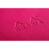 Rhodiarama Hardcover Notebook Pocket Lined Raspberry