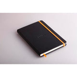 Rhodiarama Hardcover Notebook A5 Blank Black