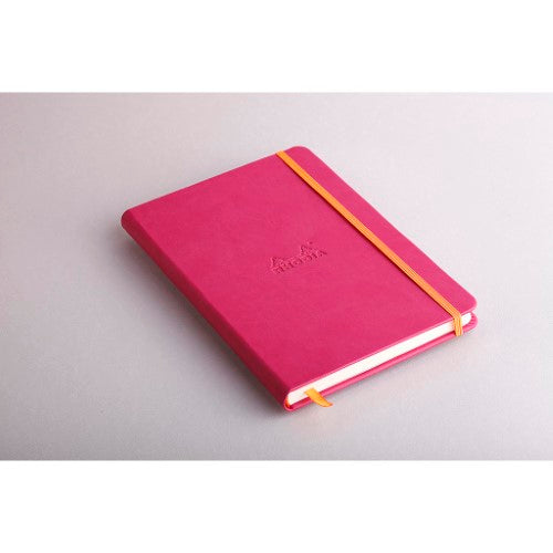 Rhodiarama Hardcover Notebook A5 Blank Raspberry