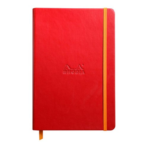 Rhodiarama Hardcover Notebook A5 Lined Poppy