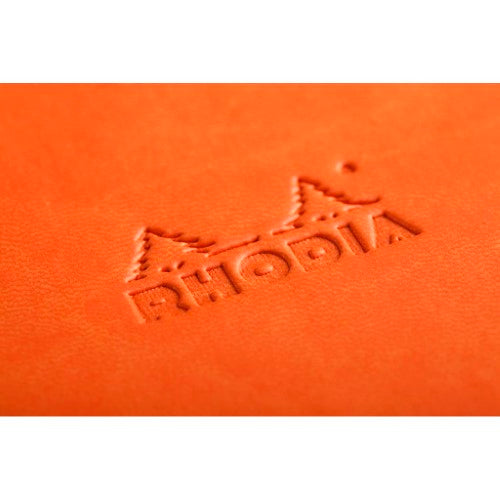 Rhodiarama Hardcover Notebook A5 Lined Tangerine