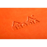 Rhodiarama Hardcover Notebook A5 Lined Tangerine