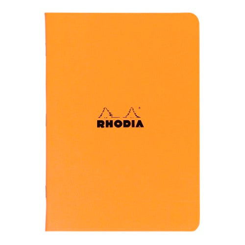 Rhodia Classic Notebook Stapled A4 Lined Orange