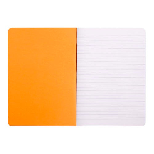 Rhodia Classic Notebook Stapled A4 Lined Orange