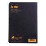 Rhodia Classic Notebook Stapled A5 Dot Black