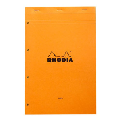 Rhodia Bloc Yellow Pad No. 119 A4+ Lined Orange