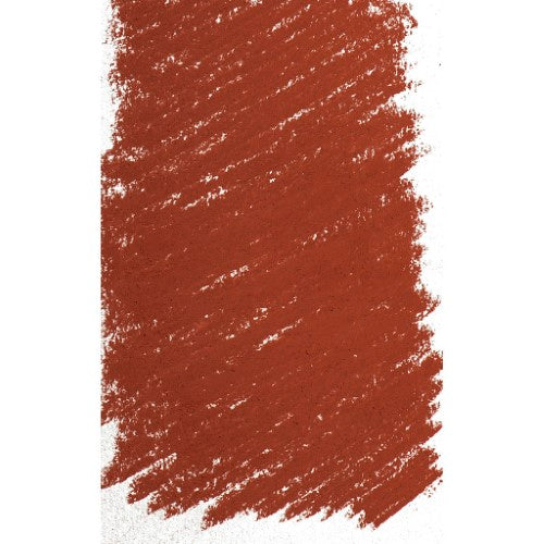 BLOCKX Soft Pastel 211 Red Ochre: velvety texture, rich hue, ideal for blending, handmade, lightfast and vibrant.