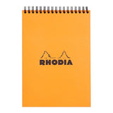 Rhodia Classic Notepad Spiral A5 Lined Orange